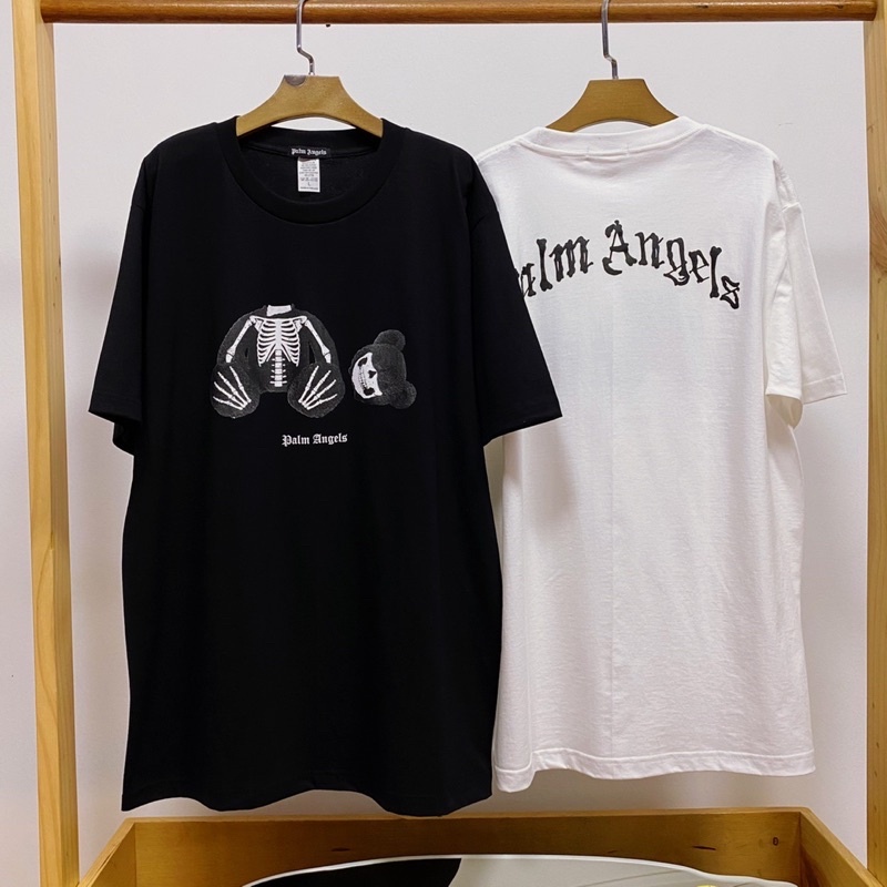 Camiseta T-shirt Unissex Algodão Palm Angels Bear Urso Raio X