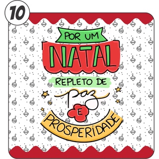 20 Tags Natal Jingle Bell (Natal Jango) 2 pct - ChocoBraz Embalagens