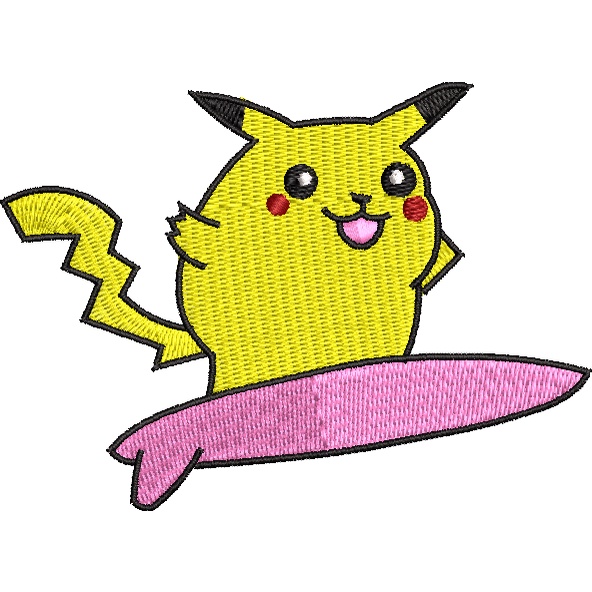 Patch Bordado Termocolante Pokémon Pikachu Fofinho