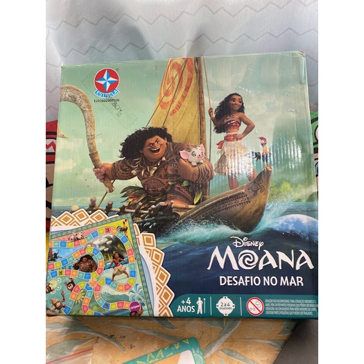 Jogo de Tabuleiro Personalizado Moana