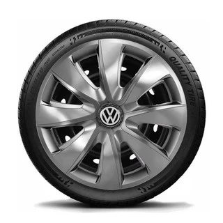 Jogo Calota Carro Aro 14 Grafite Cinza VW Gol G4 G5 G6 Fox Polo Voyage - Todos os Anos