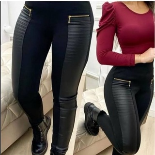 Calça Legging Feminina Montaria Skinny Suplex Poliamida Domênica