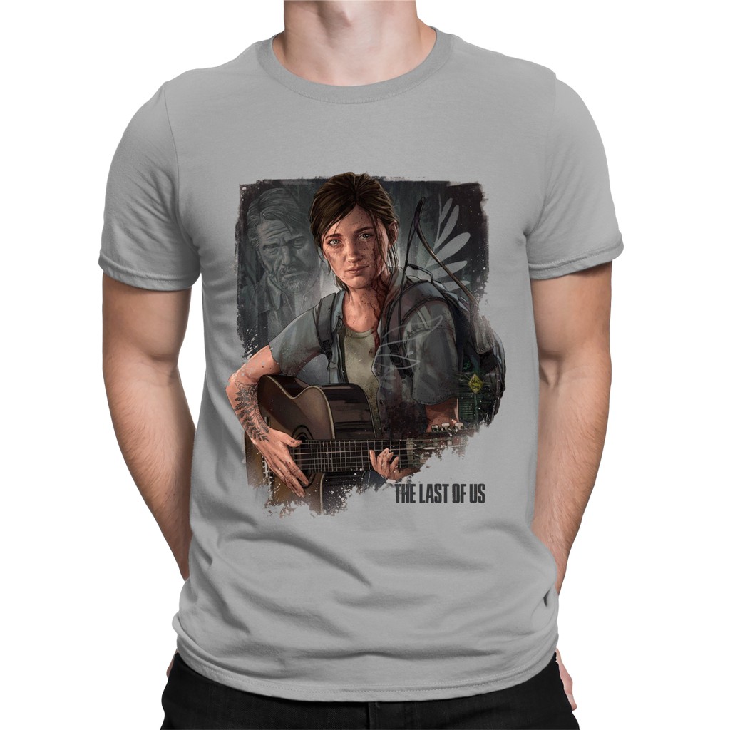 Camiseta Unissex : The Last Of Us Part II ( Ellie ) Camisa Geek