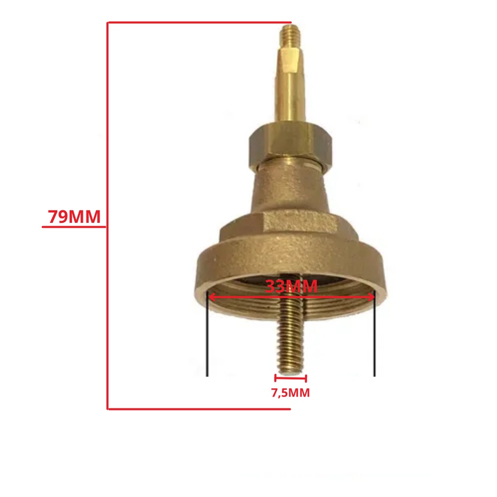 Castelo Registro Bruto 1502 Deca 4307.622 | Shopee Brasil