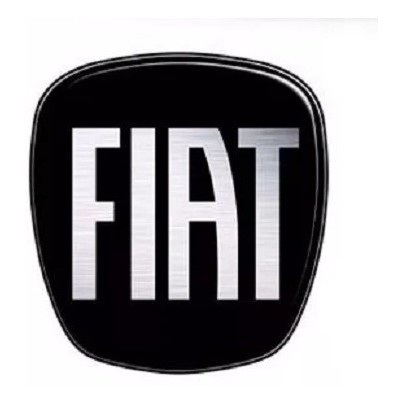 Emblema Fiat Preto Black P/ Volante Direção Punto 2008/2014