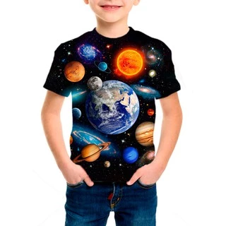 Camiseta Infantil Nasa - Sistema Solar - M001