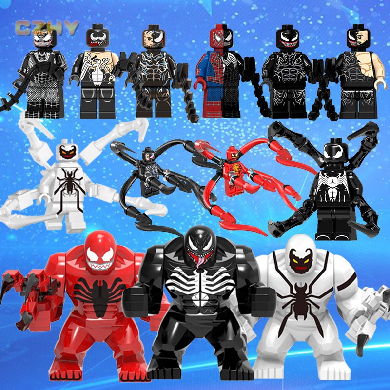 8pcs kids toys Blocos De Montar Brinquedo Riot Carnage Venom Lego ...