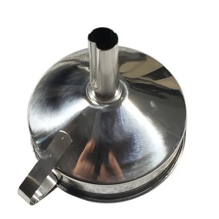 1 Mini Funil Multiuso Em Aço Inoxidável Com Alça Ke home-5,5 cm