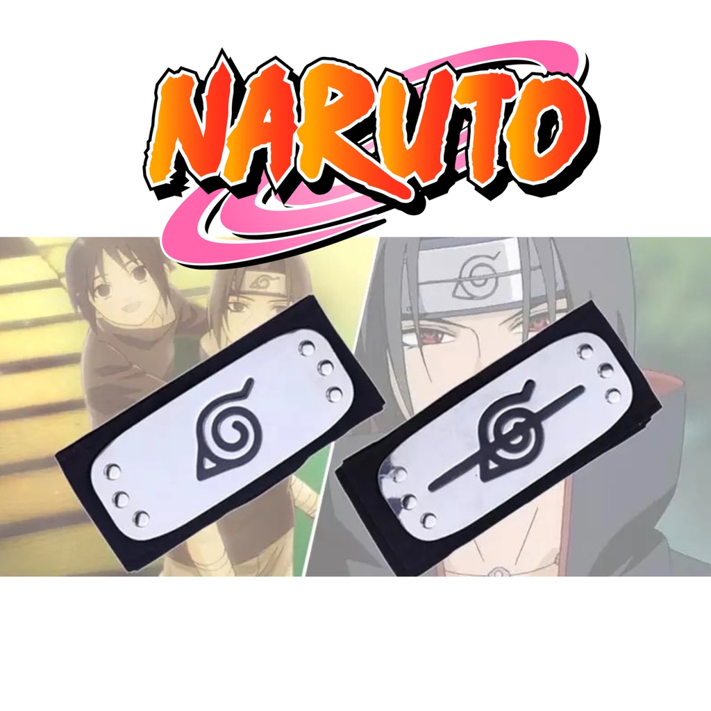 Bandana Naruto Aldeia Da Folha Ajustavel Flexível Cosplay Criança