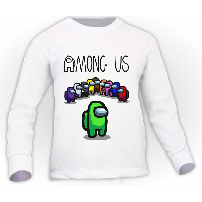 Camiseta Infantil Among Us Impostor Jogos Celular Games