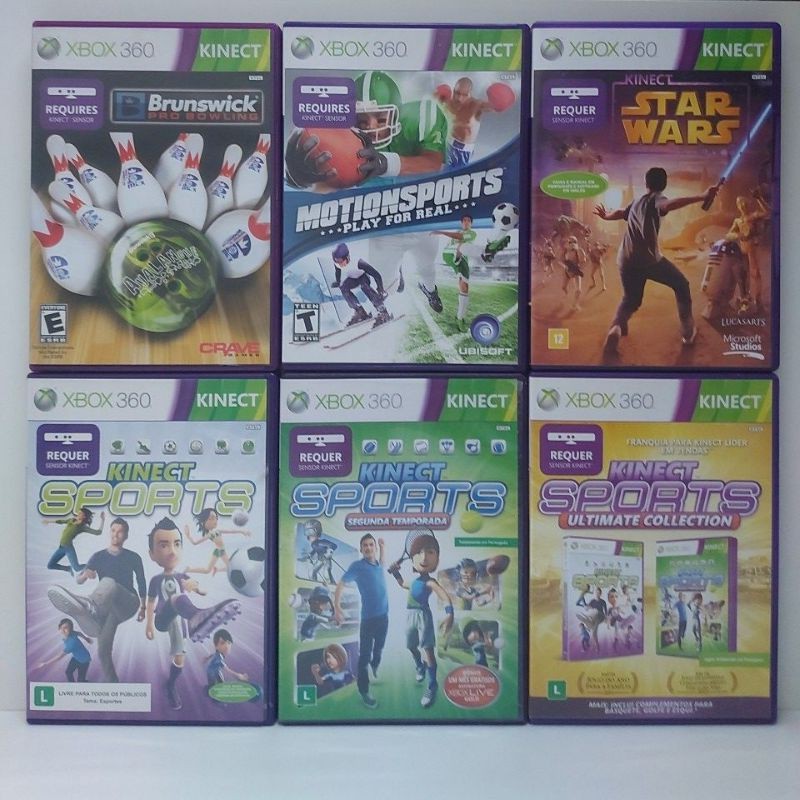Jogo Kinect Sports + Kinect Sports: Segunda Temporada - Xbox 360 -  MeuGameUsado