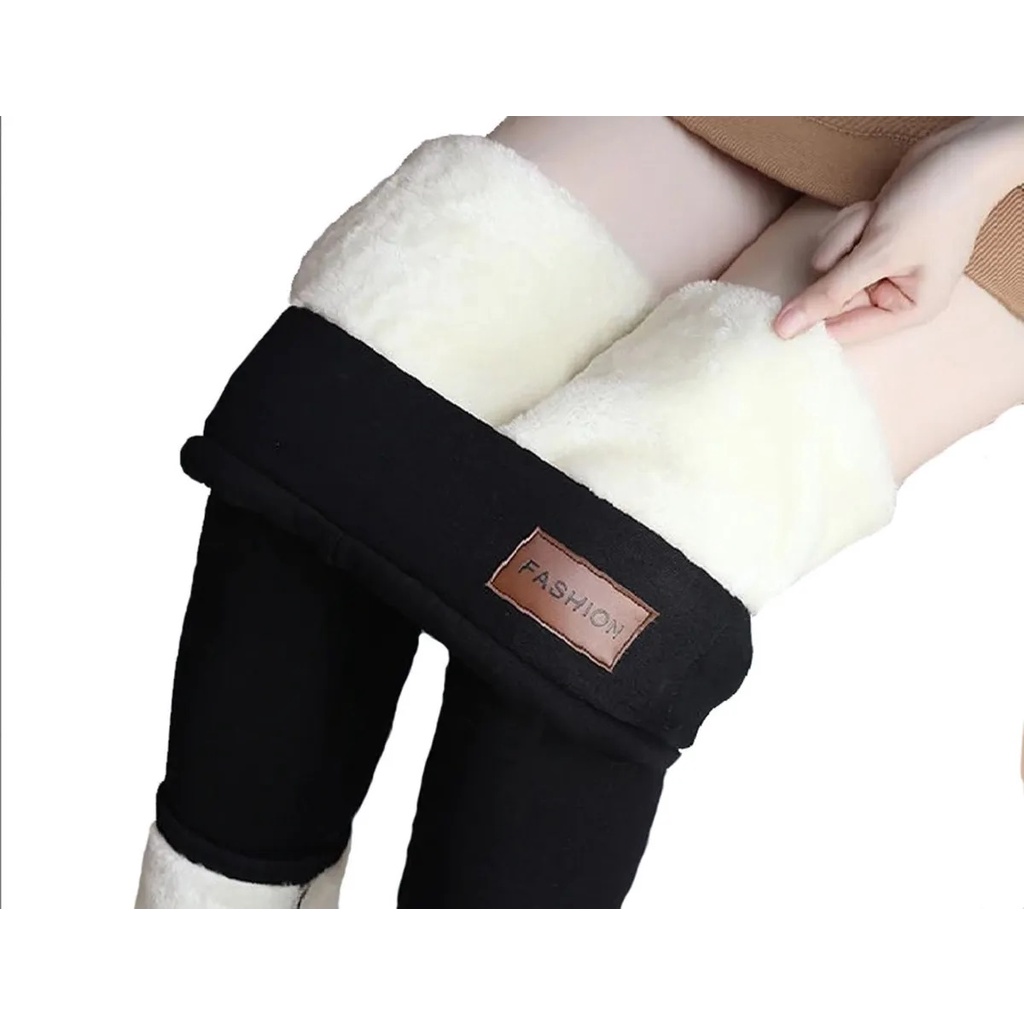 Calça Térmica Forrada Com Lã - Frio Neve Legging Forrada