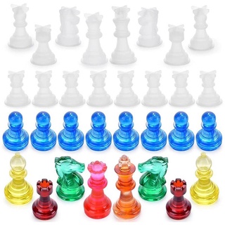 Jogo de xadrez 3d resina cola epoxy silicone moldes internacionais