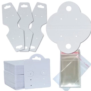 Kit 300 Tag para Bijuterias e Semijoias Cartelas Brincos