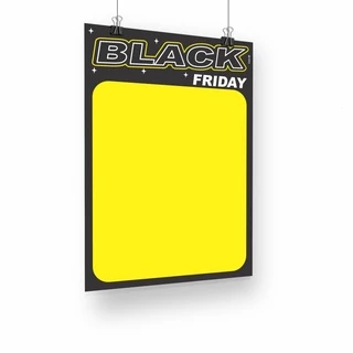 Cartaz Black Friday Cód 48- 100 Unid