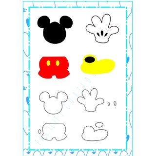 cortador kit mickey