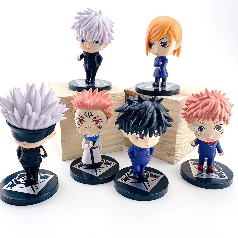 Boneco de anime Jujutsu Kaisen, personagem de anime fofo, modelo