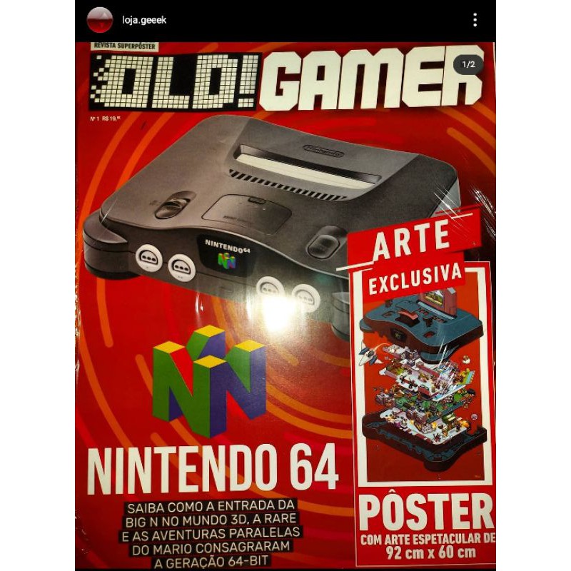 Revista Superpôster OLD!Gamer - Nintendo 64