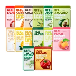 farmstay real essence mask 23ml 1ea em Oferta na Shopee
