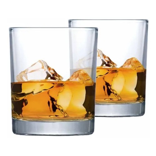Jogo de Copo de Whisky Conhaque Uisque 6 Pcs 310ML Vidro Grosso Resistente  Barato em Promoção na Americanas