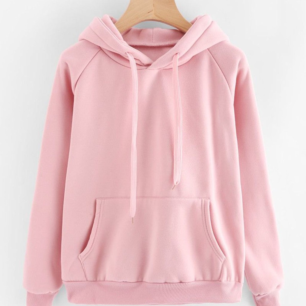 Moletom feminino rosa store claro