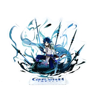 Genshin Impact Jogo Figura Personagem Produto Oficials Suporte Acrílico  (Séries de Porto de Liyue) (Xiangling)