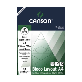 Bloco Papel CANSON Layout A4