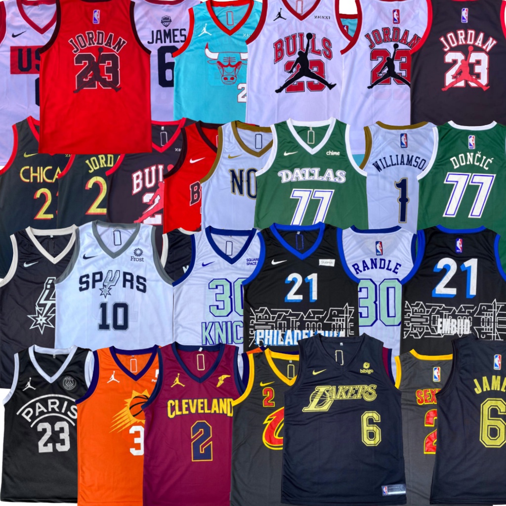 Kit 10 Regatas NBA Basquete Camisa Academia Treino dos Melhores Times
