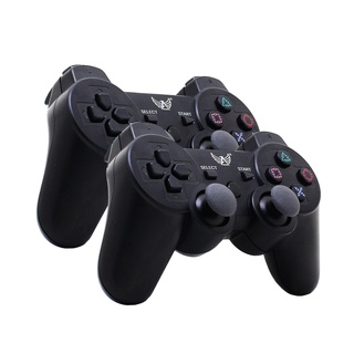 Controle Jogo Ps3 Playstation Kit 2 Sem Fio Wireless Dualshock Usb Pc Raspberry