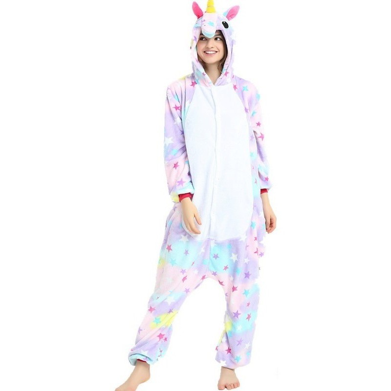 Regenboghorn Pegasus Pikachu Fantasia Unicórnio Pijama Onesie Kigurumi  Macacão