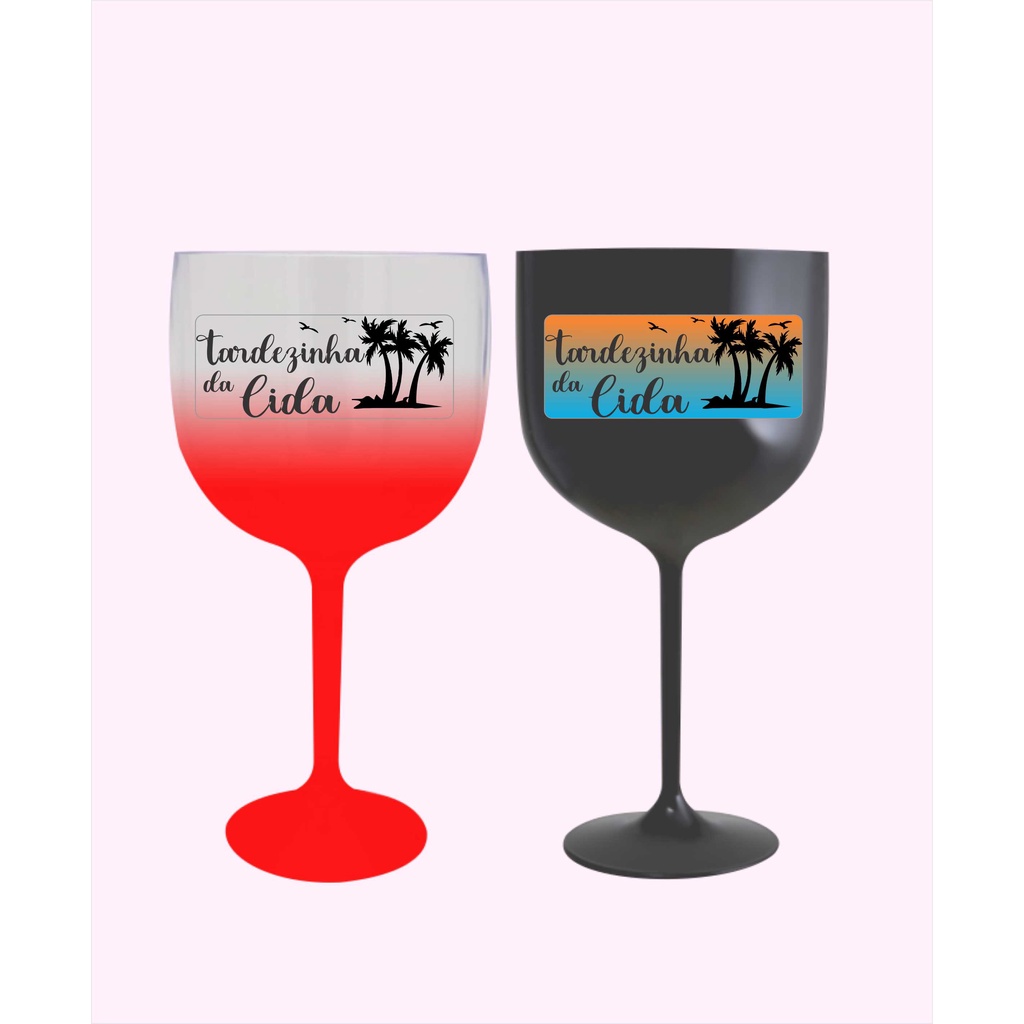 adesivos vinil para taça de gin personalizados a prova dagua vinil ...