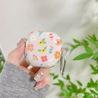 Lovely Floral Pattern TPU Earbuds Padrão Capa Para Projetada Samsung Galaxy Buds2 Pro/Buds2/Buds 2 Live FE-Protetora Reforçada