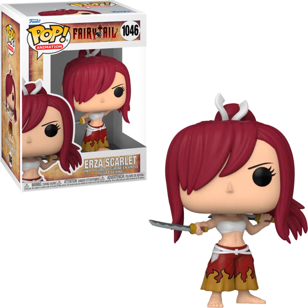 FUNKO POP FAIRY TAIL ERZA SCARLET 1046 NOVO ORIGINAL