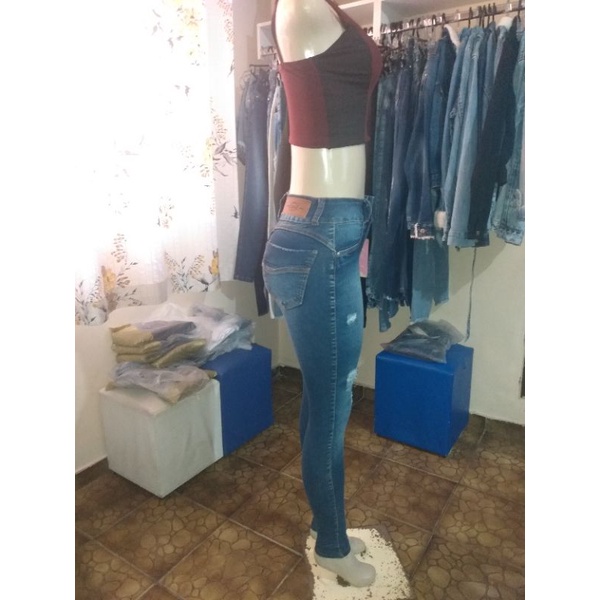 Calça jeans bunnys sales feminina