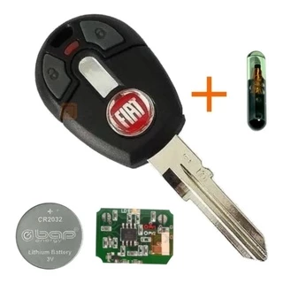 Chave Controle Alarme Fiat Uno Palio Strada Siena Completa