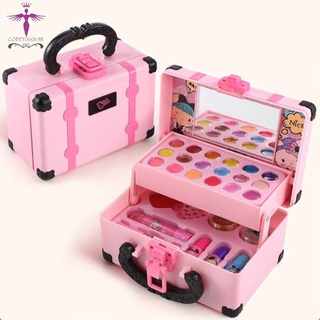 Kit Brinquedos De Maquiagem Para Crianças Menina Lavável Cosméticos Definir  Jogo Fingir Princesa HYOY1201 - Escorrega o Preço