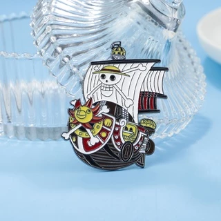 Broche De Lapela Anime One Piece Luffy/Mil/Navio Sunny/Badges/Acessórios/Bijuteria/Presentes Para Amigos