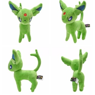 Pelúcia Pokémon Evolução Eevee Leafeon Grama Verde Coleção Infantil Verde  Gato Gatinho, Pelúcia Usado 85063775