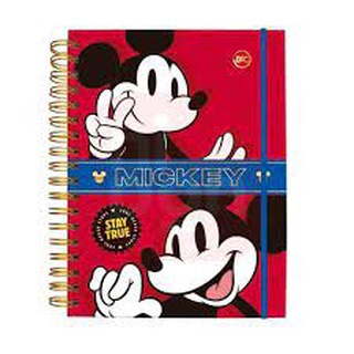 CADERNO SMART MICKEY UNIVERSITÁRIO 10 MATÉRIAS COM FOLHAS TIRA E PÕE