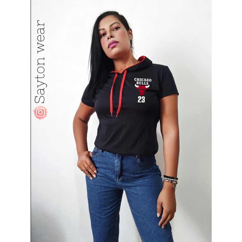 Camisa feminina sales chicago bulls