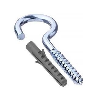 25 ganchos e buchas de 8mm
