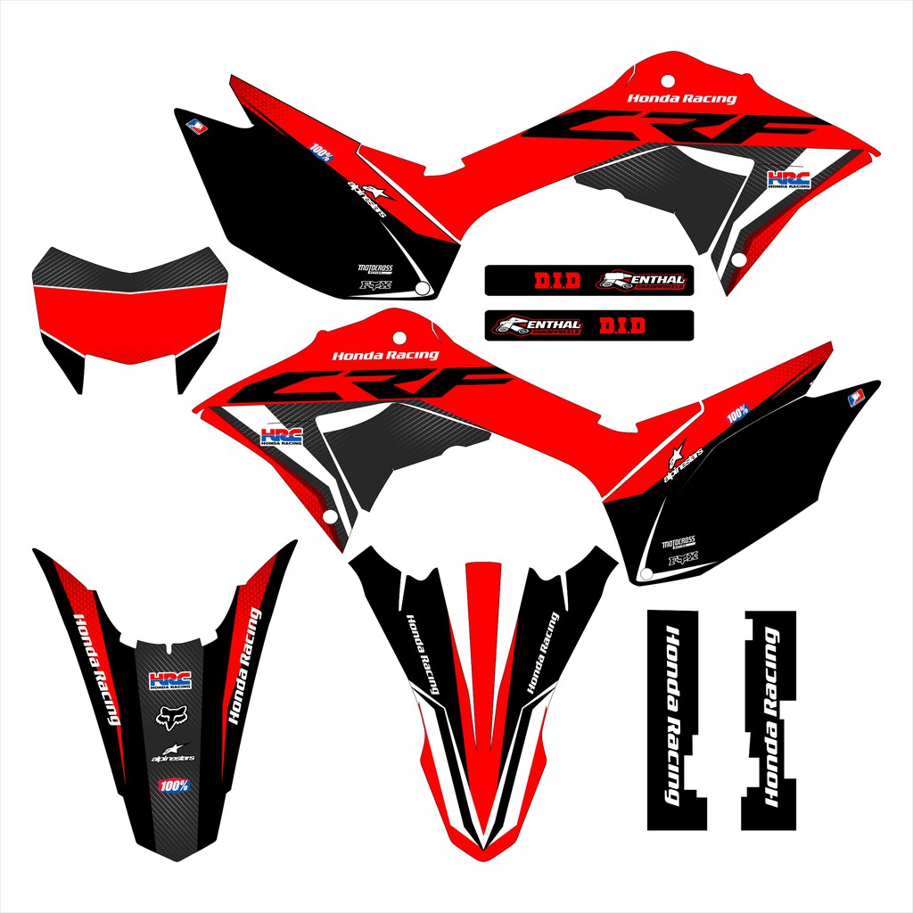 Adesivos - Motocross Trilha Crf, adesivos de motos de trilhas 