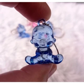 20 Chaveiros bebê Azul em acrílico para Lembrancinhas de Chá de bebê.