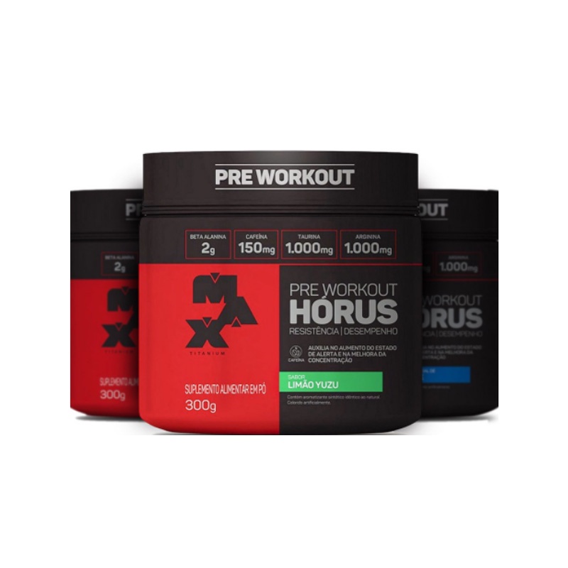 Pré-Treino Horus - 300g (Max Titanium)