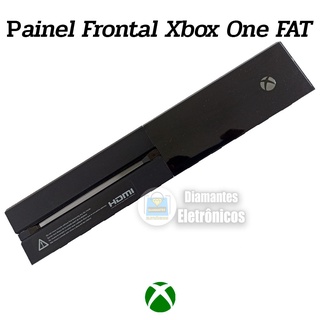 Faceplate Xbox 360 Fat Preto Painel De Botões
