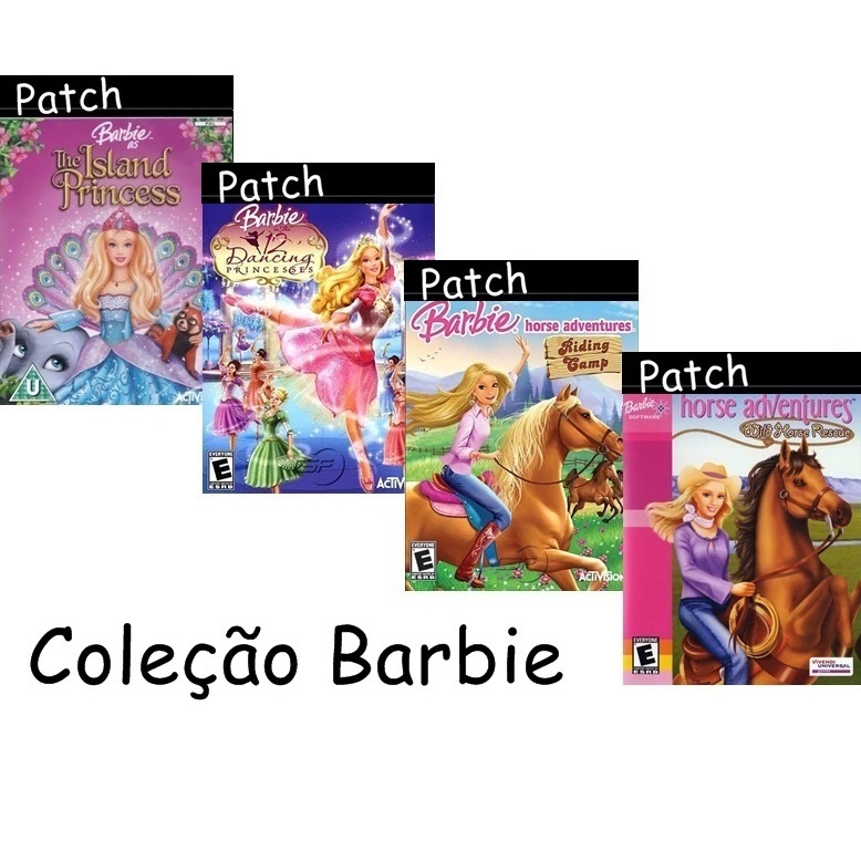 Barbie - Ps2 Coleção - Kit 3 Jogos