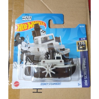 hot wheels Disney Mickey Steamboat Marrom