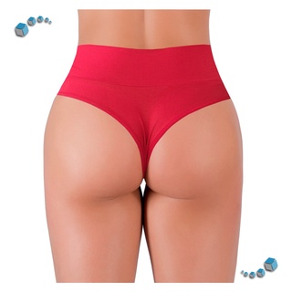 Kit 10 Calcinhas Fio Dental Cós Alto Segura Barriga Promoção