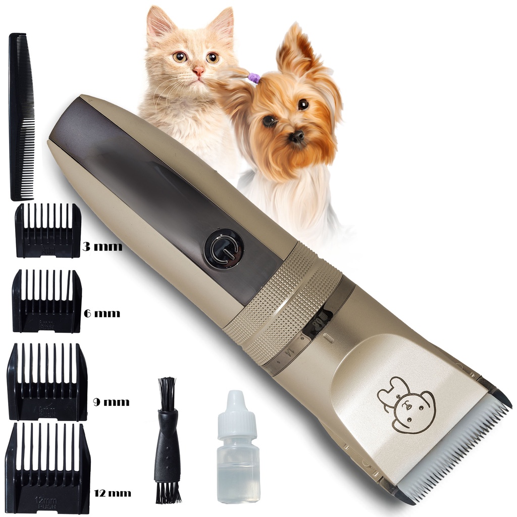 Kit Maquina De Tosa Profissional De Pelos Pet Caes E Gato Cachorro