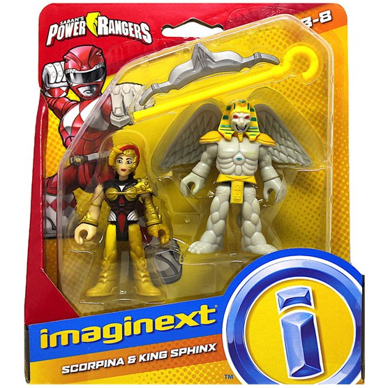 Fisher-Price Imaginext Power Rangers King Sphinx & Scorpina Action Figures